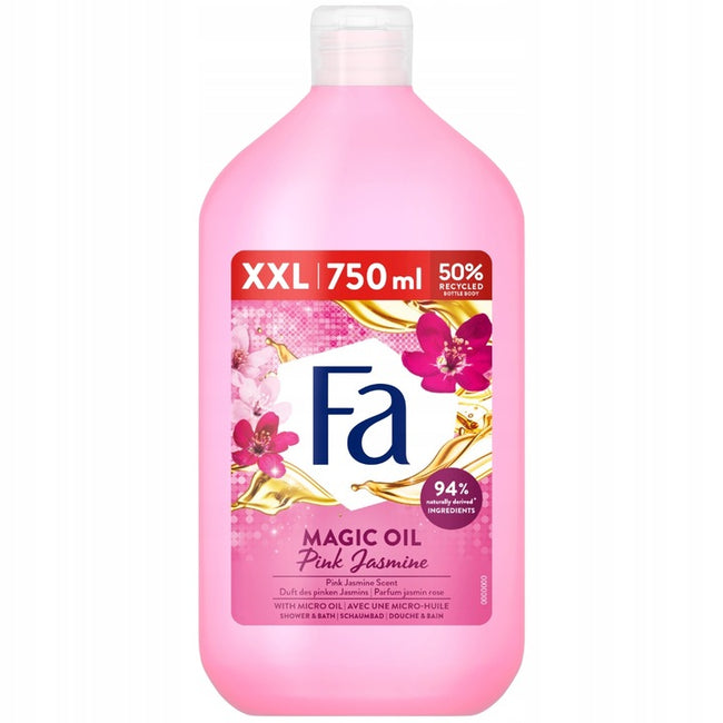 Fa Magic Oil Pink Jasmine żel pod prysznic i do kąpieli o różowego jaśminu 750ml