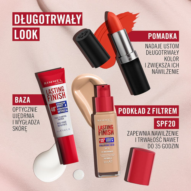 Rimmel Lasting Finish Primer nawilżający primer pod makijaż z naturalnymi biopeptydami 24ml