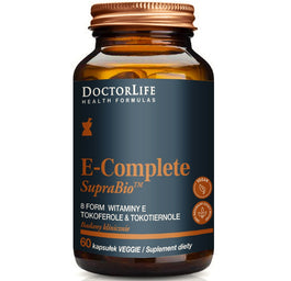 Doctor Life E-Complete SupraBio 8 witamin E nowej generacji suplement diety 60 kapsułek