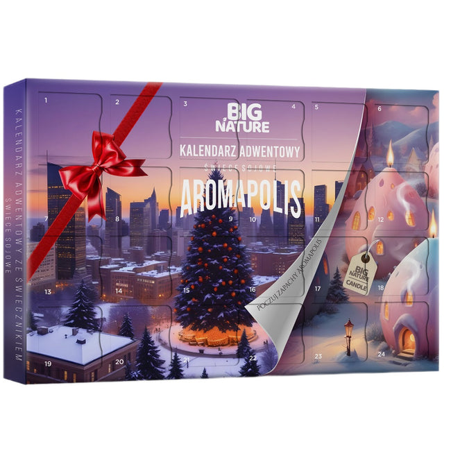 Big Nature Aromapolis kalendarz adwentowy ze świecami sojowymi 24x8g