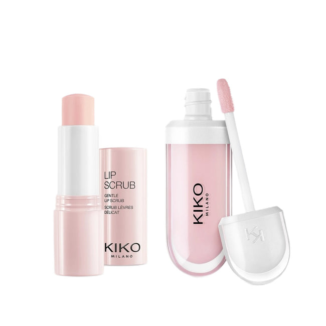 KIKO Milano Perfect Lips Caring Set zestaw pielęgnacyjny: peeling do ust i krem pielęgnacyjny do ust