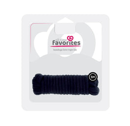 Dream Toys All Time Favorites Love Rope lina do krępowania Black 5m