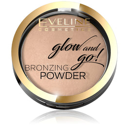 Eveline Cosmetics Glow And Go! Bronzing Powder puder brązujący w kamieniu 01 Go Hawaii 8.5g