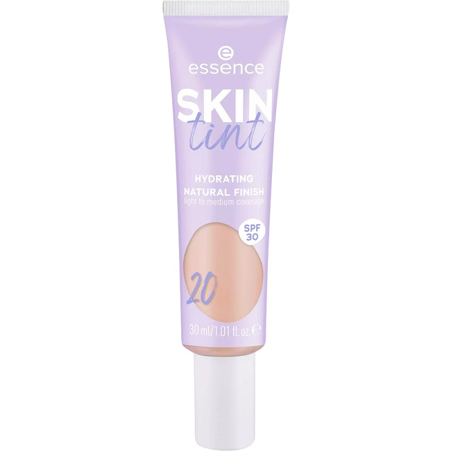 Essence Skin Tint nawilżający krem koloryzujący o lekkim i średnim kryciu SPF30 20 30ml