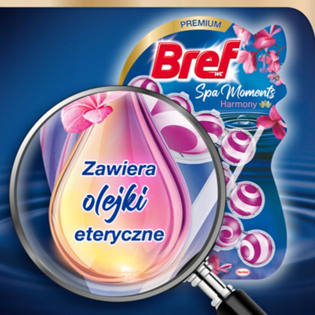 Bref Spa Moments Harmony zawieszka myjąco-zapachowa do muszli 2x50g