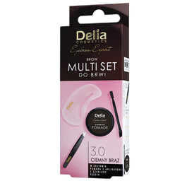 Delia Brow Multi Set zestaw do stylizacji brwi 3.0 Ciemny Brąz