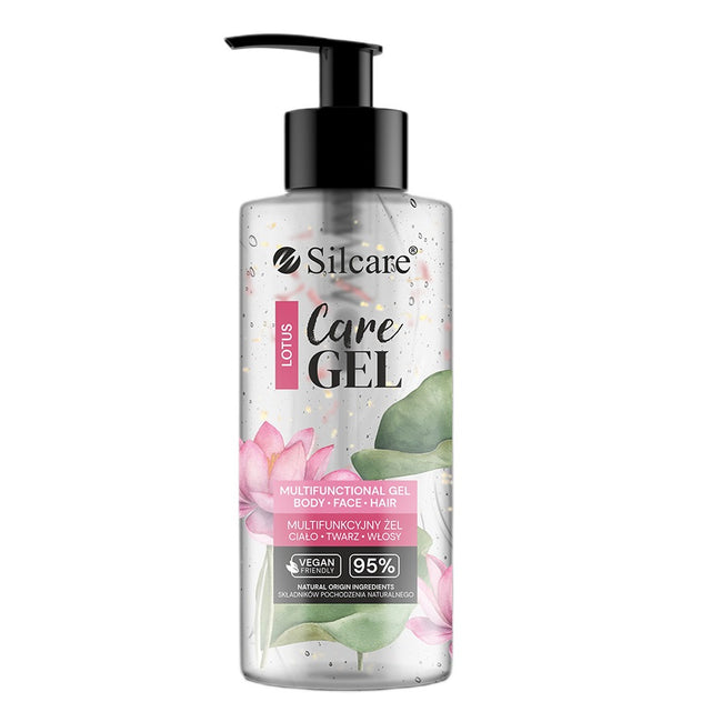 Silcare Care Gel multifunkcyjny żel do twarzy ciała i włosów Lotus 275ml