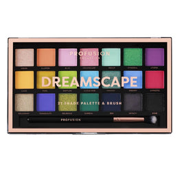 Profusion Dreamscape Eyeshadow Palette paleta 21 cieni do powiek z pędzelkiem