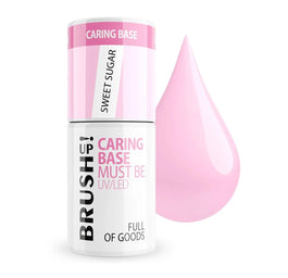 BrushUp! Caring Base baza hybrydowa do paznokci Sweet Sugar 5g