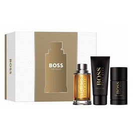 Hugo Boss Boss The Scent For Man zestaw woda toaletowa spray 100ml + żel pod prysznic 100ml + dezodorant sztyft 75ml