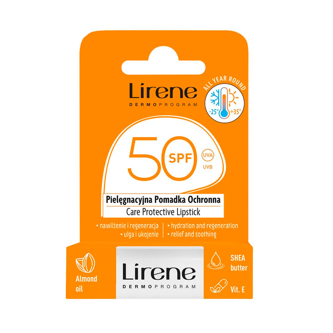 Lirene Pielęgnacyjna pomadka ochronna SPF50 4.6g