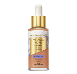 Max Factor Miracle Pure 2w1 Skin Reset pielęgnujący podkład z serum o wegańskiej formule 60-80 Light to Medium 30ml