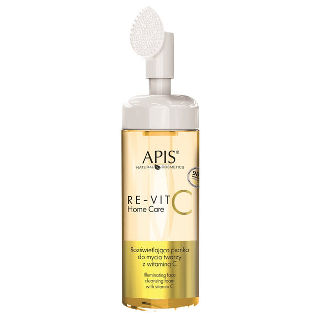 APIS Re-Vit C Home Care rozświetlająca pianka do mycia twarzy z witaminą C 150ml