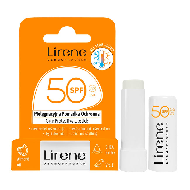 Lirene Pielęgnacyjna pomadka ochronna SPF50 4.6g