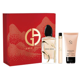 Giorgio Armani Si zestaw woda perfumowana spray 100ml + woda perfumowana spray 10ml + balsam do ciała 50ml