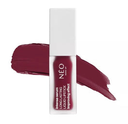 NEO MAKE UP Intense Serum Long Lasting Liquid Lipstick długotrwała pomadka do ust w płynie 09 Raspberry Burgund 5ml