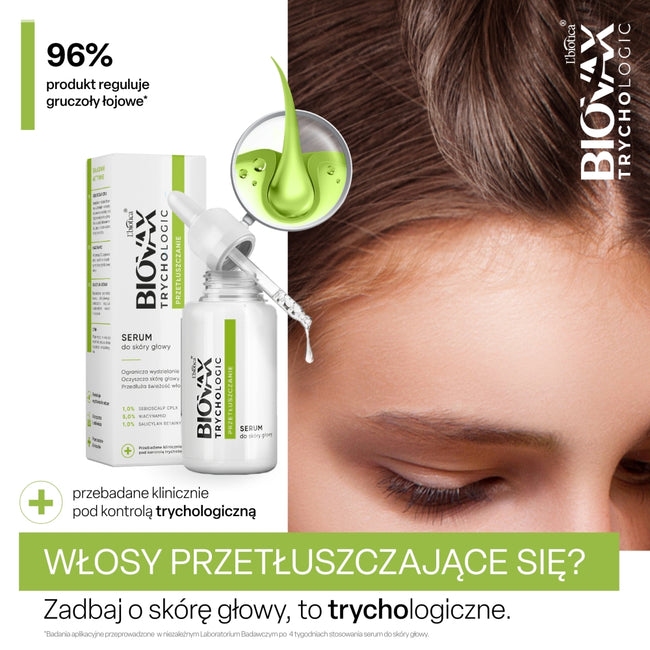 BIOVAX Trychologic Przetłuszczanie serum do skóry głowy 50ml