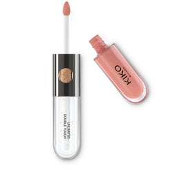 KIKO Milano Unlimited Double Touch dwuetapowa płynna pomadka do ust 102 Satin Rosy Beige 6ml