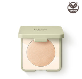 KIKO Milano Green Me Highlighter rozświetlający puder do twarzy 101 Champagne Gold 7g