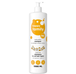 HAPPY FAMILY Naturalny szampon do każdego rodzaju włosów 1000ml