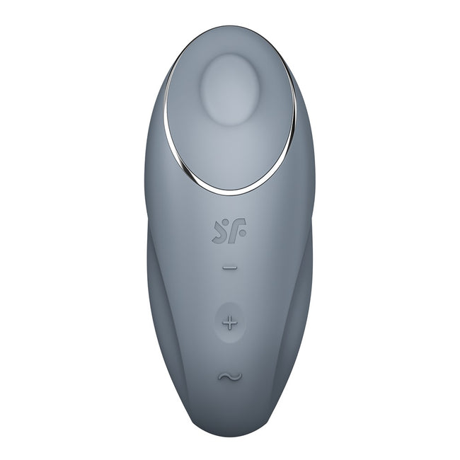 Satisfyer Tap & Climax 1 wibrator nakładany z funkcją stukania Bluegrey