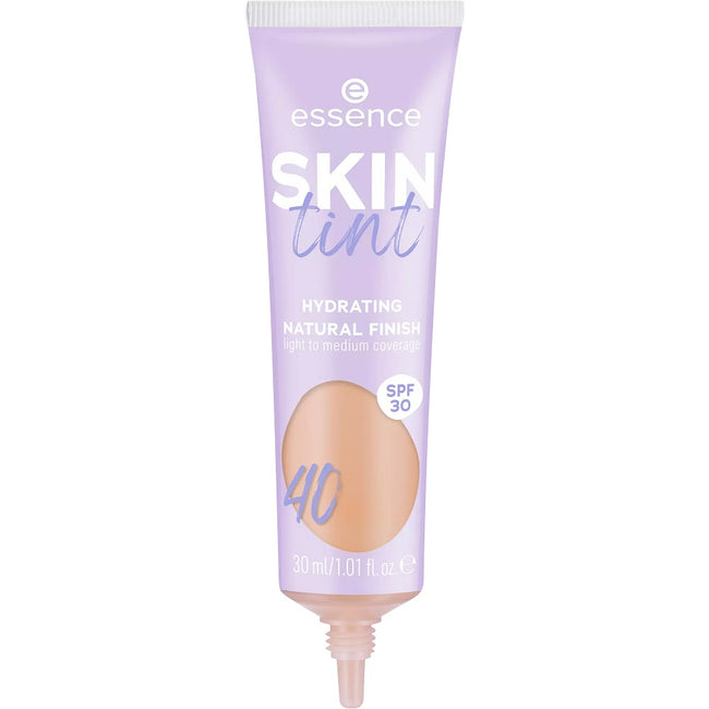 Essence Skin Tint nawilżający krem koloryzujący o lekkim i średnim kryciu SPF30 40 30ml