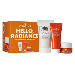 Origins » Hello Radiance zestaw delikatny żel do mycia twarzy 30ml + energetyzujący żel-krem 15ml + odświeżający krem pod oczy 5ml (100% off)