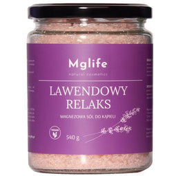 Mglife Lawendowy Relaks magnezowa sól do kąpieli 540g