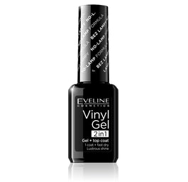 Eveline Cosmetics Vinyl Gel winylowy lakier do paznokci+top coat 2w1 211 12ml