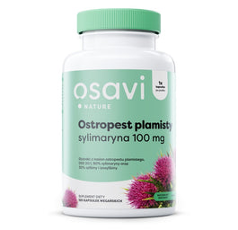 Osavi Ostropest Plamisty + Sylimaryna 100mg suplement diety 120 kapsułek