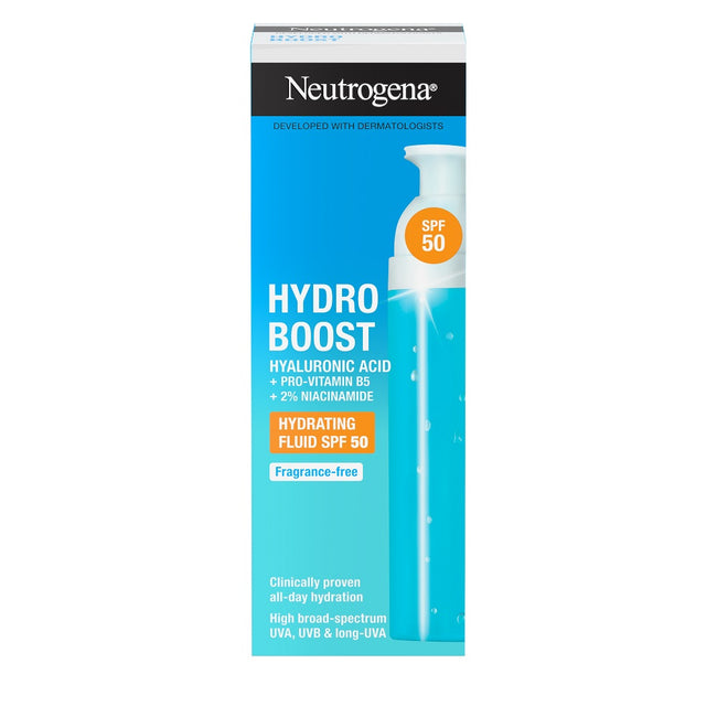 Neutrogena Hydro Boost nawadniający fluid do twarzy SPF50 50ml