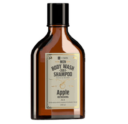 HiSkin Men Whisky żel do mycia ciała i szampon do włosów i brody 3w1 Apple 100ml