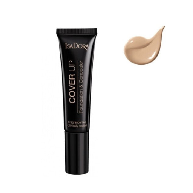 Isadora Cover Up Foundation & Concealer podkład i korektor w jednym 62 Nude Cover 35ml