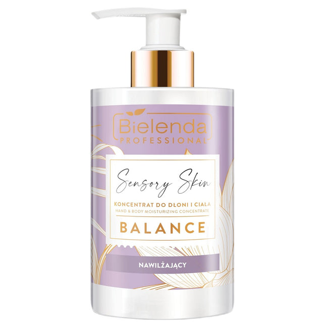 Bielenda Professional Sensory Skin nawilżający koncentrat do dłoni i ciała Balance 300ml