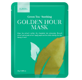 Elroel Golden Hour Mask łagodząca maska do twarzy Green Tea 25g