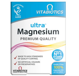 Vitabiotics Ultra Magnesium 375mg suplement diety 60 tabletek