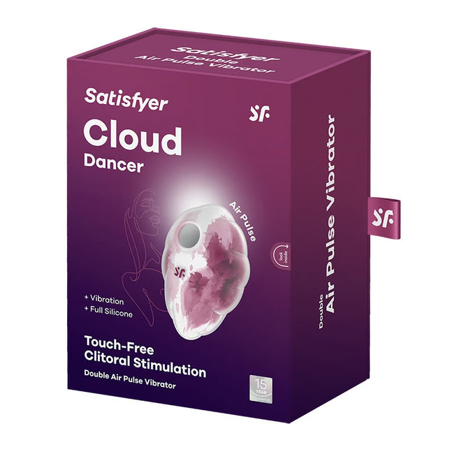 Satisfyer Cloud Dancer powietrzny stymulator łechtaczki Red