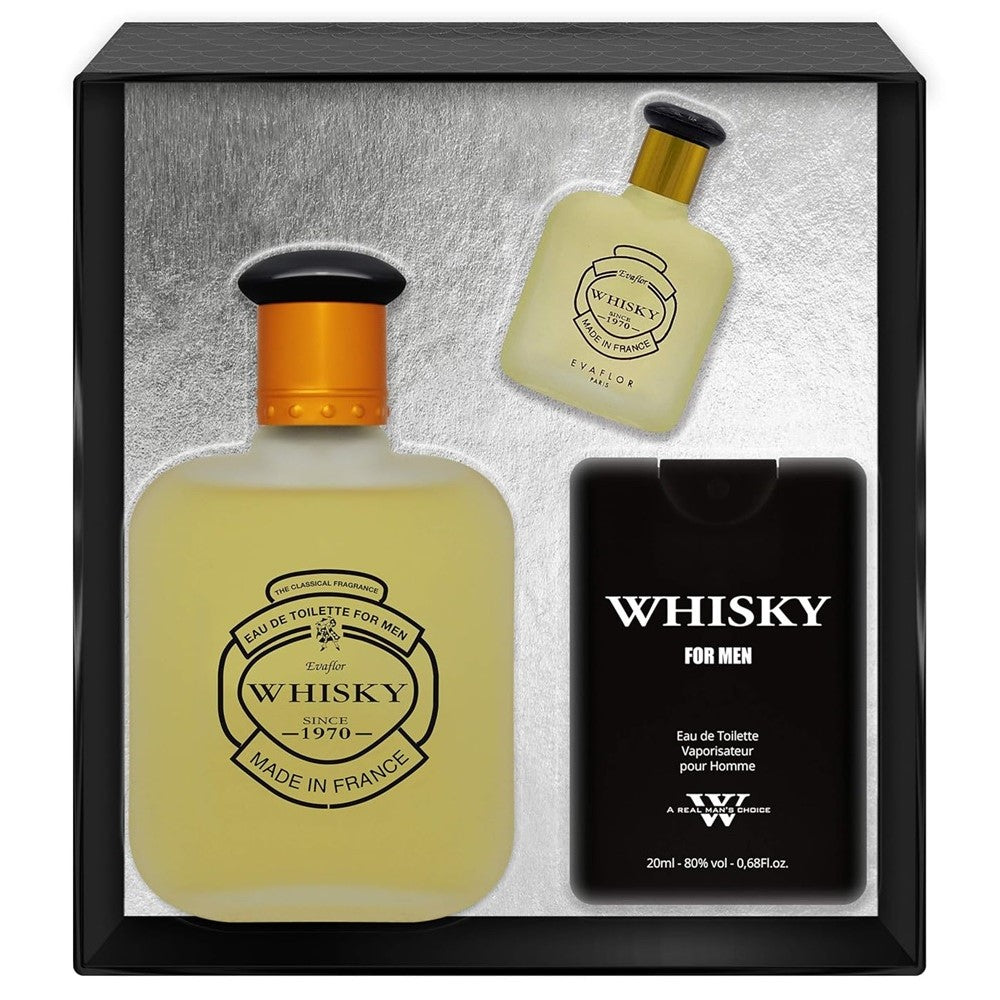 evaflor whisky woda toaletowa 100 ml   zestaw