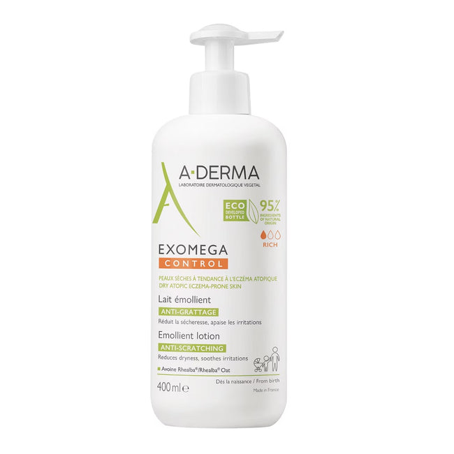 A-Derma Exomega Control emolientowe mleczko do ciała 400ml