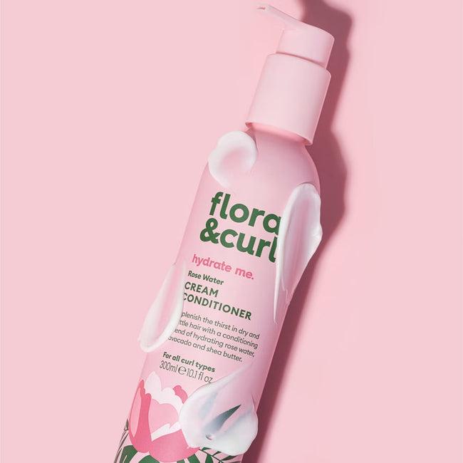 Flora & Curl Rose Water Cream Conditioner nawilżająca odżywka do włosów kręconych 300ml