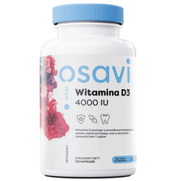 Osavi Witamina D3 4000IU suplement diety 120 kapsułek