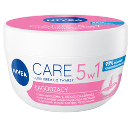 Nivea Care 5w1 łagodzący lekki krem do twarzy 100ml