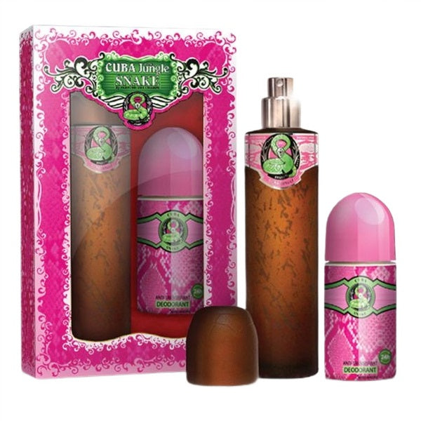 Cuba Original Cuba Jungle Snake zestaw woda perfumowana spray 100ml + dezodorant w kulce 50ml