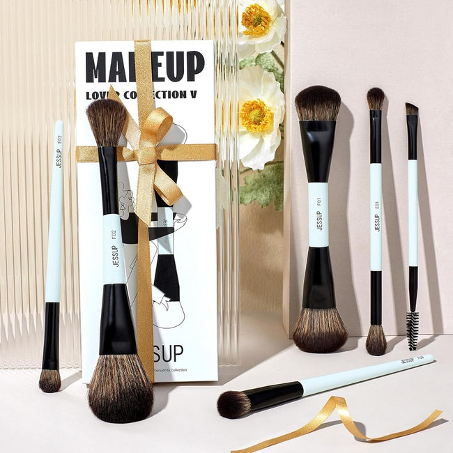 JESSUP Duo-End Brush zestaw pędzli do makijażu T501 6szt.