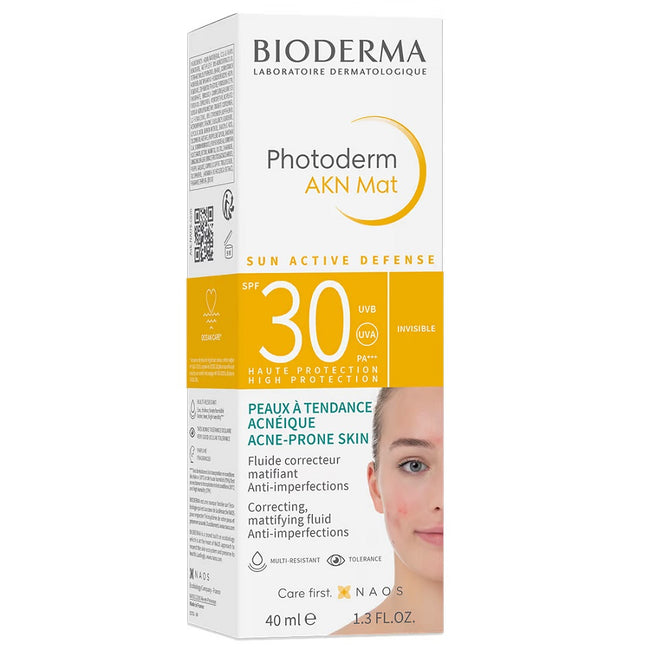 Bioderma Photoderm AKN Mat SPF30 krem do skóry skłonnej do trądziku 40ml