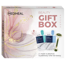 Mediheal Beauty Gift Box zestaw maski w płachcie + jadeitowy roller do twarzy