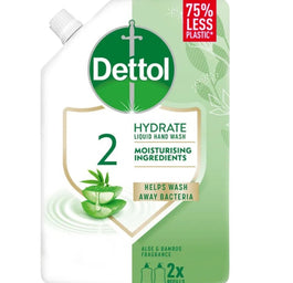 Dettol Nawilżające mydło do rąk w płynie aloes i bambus refill 500ml