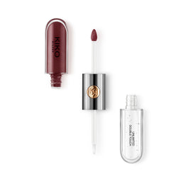 KIKO Milano Unlimited Double Touch dwuetapowa płynna pomadka do ust 122  Bordeaux 6ml