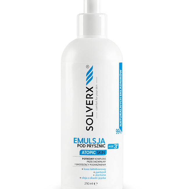 SOLVERX Atopic Skin emulsja pod prysznic skóra atopowa 250ml