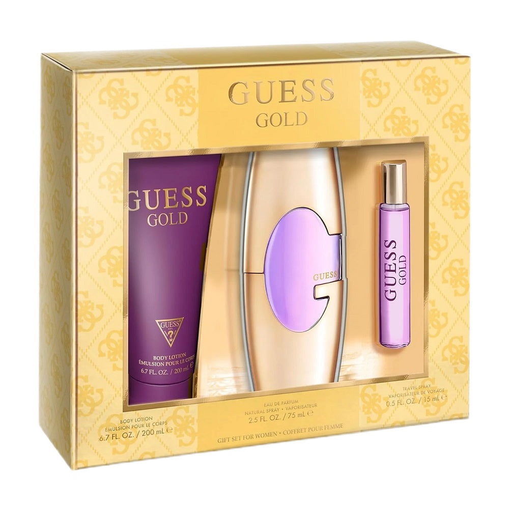 guess guess gold woda perfumowana 75 ml   zestaw